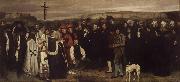Gustave Courbet Burial at Ornans (mk09) oil painting